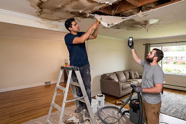 Ceiling Water Damage Restoration Lynnwood