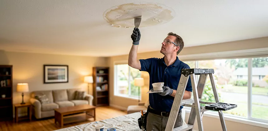 Ceiling Water Stain Repair in Lynnwood